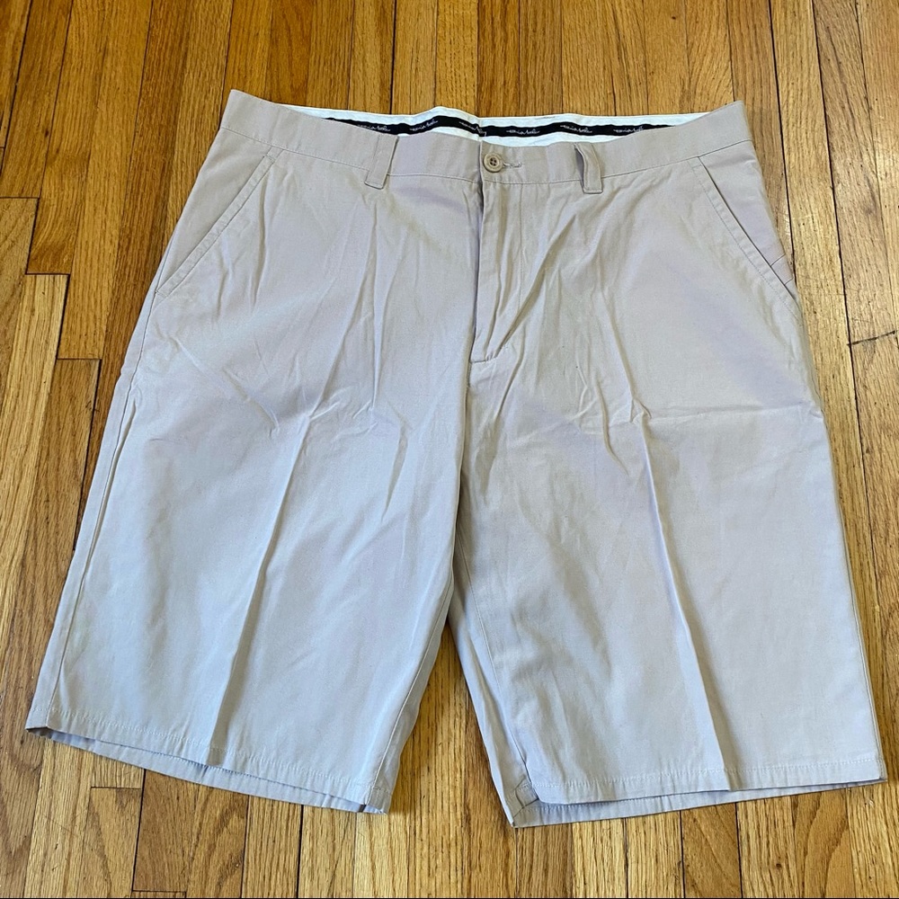 Travis Matthew Mens Size 36 Tan Beige Athletic Golf Performance Shorts